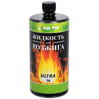товар Жидкость для розжига Hot Pot Ultra углеводородная 1л 61384 Hot Pot магазин Tehnorama (официальный дистрибьютор Hot Pot в России)