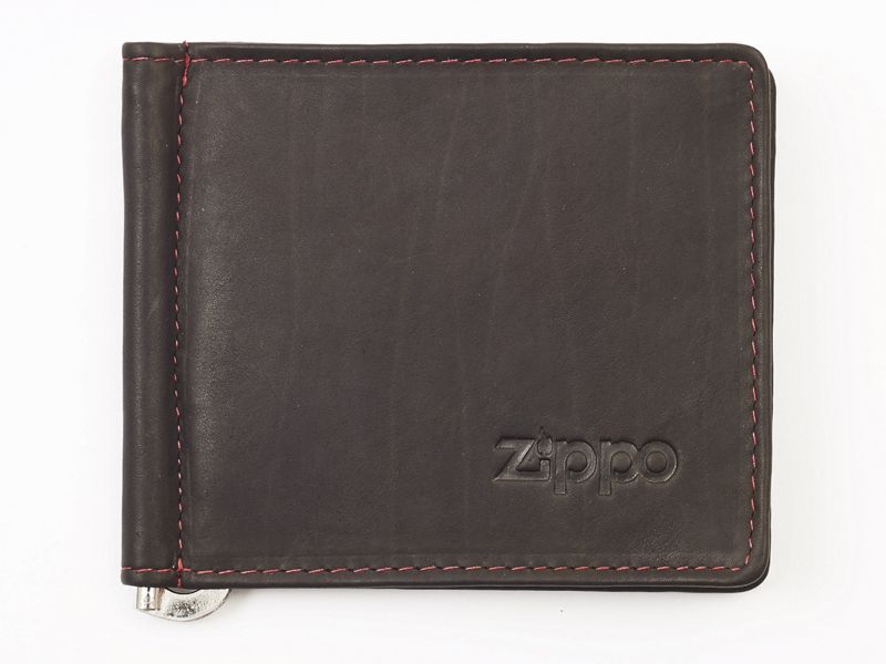 Зажим для денег 10.5x1x9см Zippo цвет мокко натуральная кожа 2005125 Zippo от магазина Tehnorama