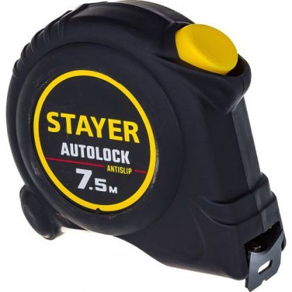 товар Рулетка Stayer master autolock 7.5мх25мм 2-34126-07-25 Stayer магазин Tehnorama (официальный дистрибьютор Stayer в России)