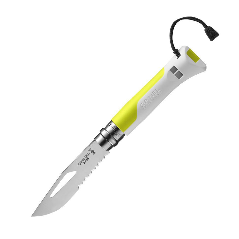 Нож нержавеющая сталь Opinel №8 Fluo Yellow рукоять из пластика желтая 002320 Opinel от магазина Tehnorama