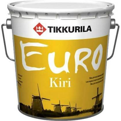 товар Лак паркетный Tikkurila Euro Kiri полуматовый 2.7л 1/6 28361 Tikkurila магазин Tehnorama (официальный дистрибьютор Tikkurila в России)