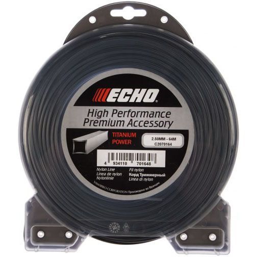 Корд триммерный Echo Titanium Power Line 2.5мм 64м C2070164 Echo от магазина Tehnorama