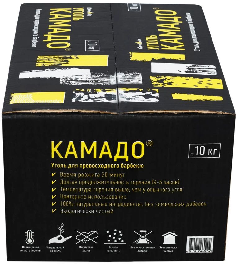 Уголь брикетированный Kamado Joe 10кг УГ010 Kamado Joe от магазина Tehnorama