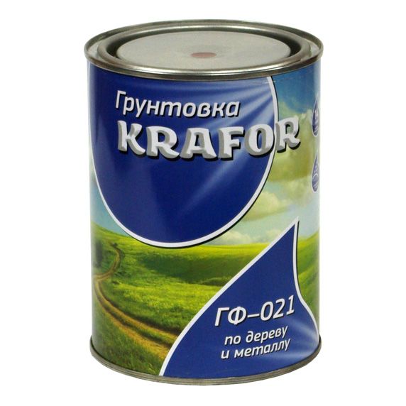 Грунт Krafor гф-021 серый 1.8кг 26307 Krafor от магазина Tehnorama