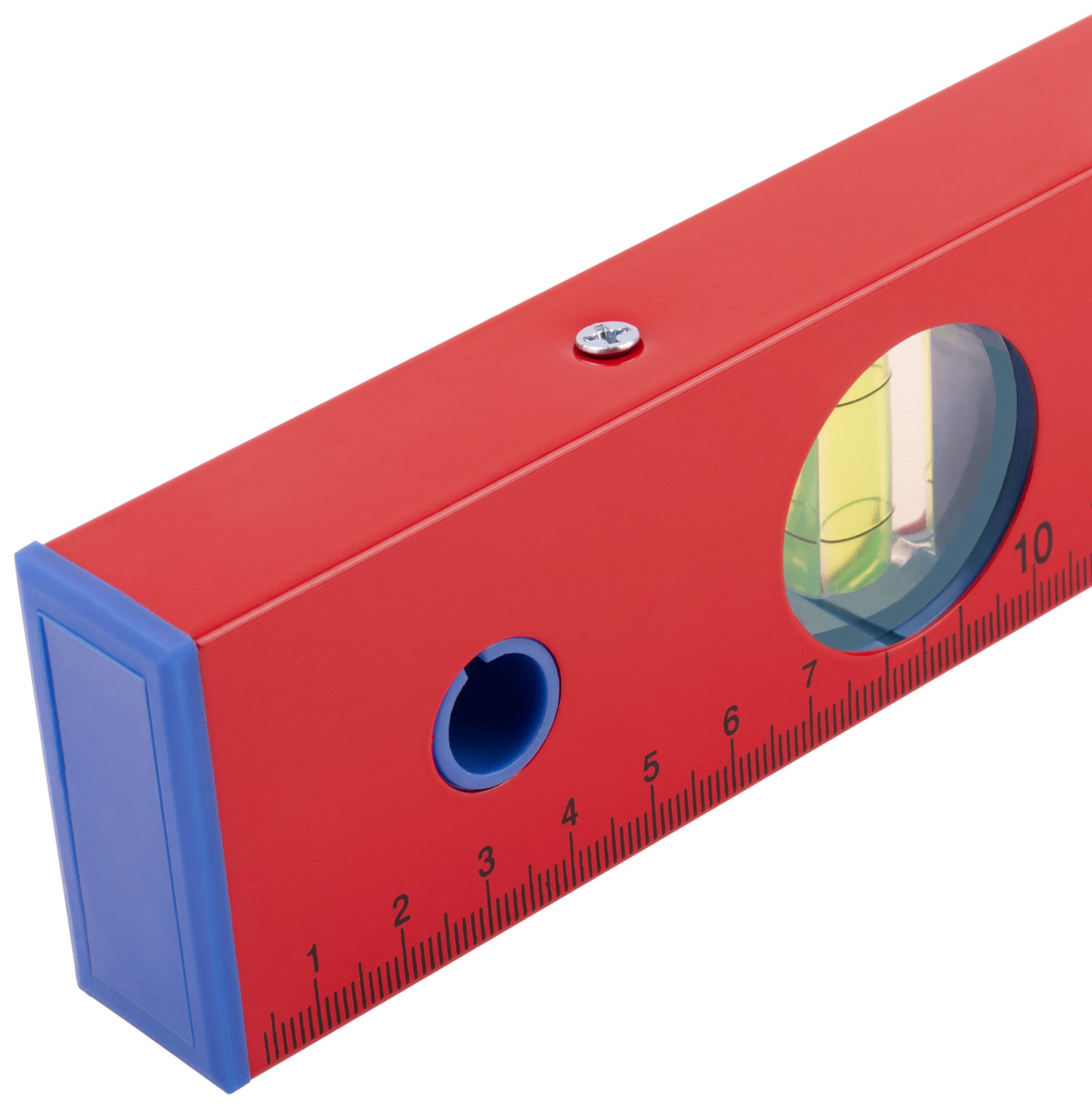 Уровень "Стандарт", 3 глазка, красный корпус, фрезерованная рабочая грань, шкала 1000 мм F18060 FIT от магазина Tehnorama