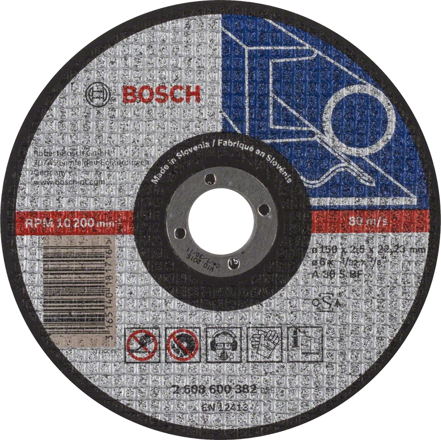 товар Круг отрезной Bosch Expert for Metal по металлу 150х2.5х22мм 2608600382 Bosch магазин Tehnorama (официальный дистрибьютор Bosch в России)