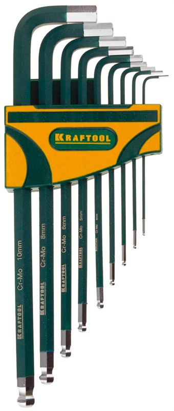 Набор ключей имбусовых Kraftool HEX1.5-10мм 27445-H9 Kraftool от магазина Tehnorama