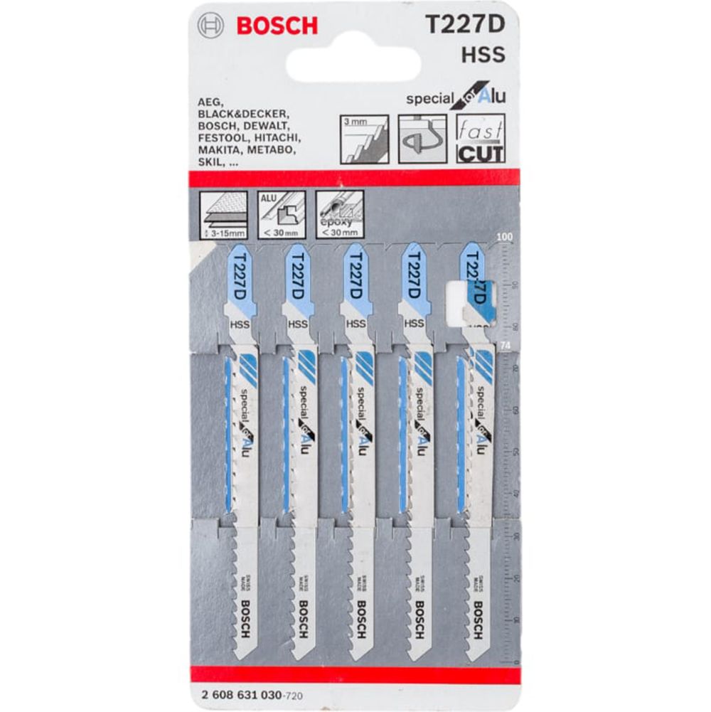 Пилки по дереву Bosch T227 D 5шт 2608631030 Bosch от магазина Tehnorama