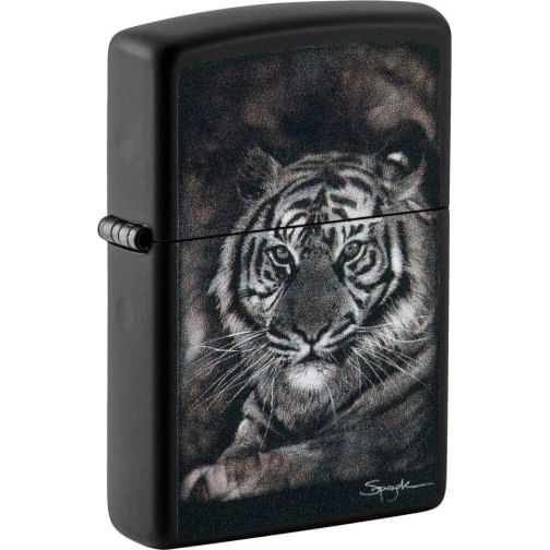 Зажигалка Zippo Spazuk Design Black Matte 49763 Zippo от магазина Tehnorama