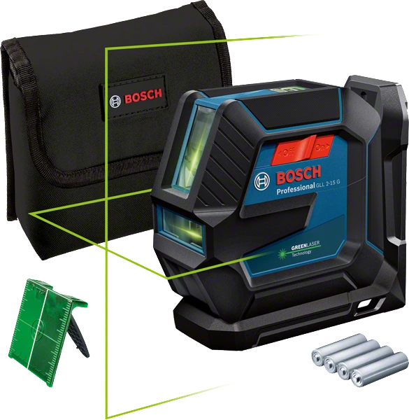 Лазерный нивелир Bosch Professional GLL 2-15 G + LB10 0601063W00 Bosch от магазина Tehnorama
