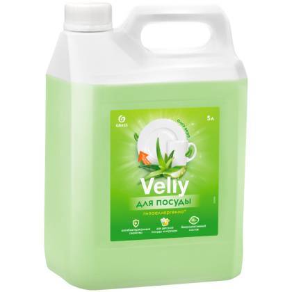 товар Средство для мытья посуды Grass Velly Sensitive алоэ вера 5.2кг 125742 Grass магазин Tehnorama (официальный дистрибьютор Grass в России)