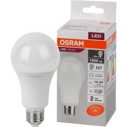 товар Лампа светодиодная Osram 20Вт Е27 белый свет груша 4058075579378 Osram магазин Tehnorama (официальный дистрибьютор Osram в России)