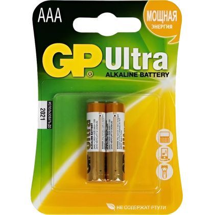 товар Батарейка GP Ultra 24A LR03/286 BL2 2 шт 2711 GP магазин Tehnorama (официальный дистрибьютор GP в России)