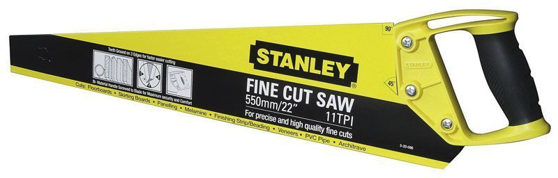 Ножовка Stanley по дереву 550мм OPP с закаленными зубьями 1-20-096 Stanley от магазина Tehnorama