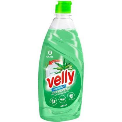товар Средство для мытья посуды Grass Velly Sensitive алоэ вера 500 мл 8 125862 Grass магазин Tehnorama (официальный дистрибьютор Grass в России)