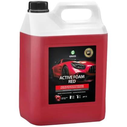 товар Автошампунь Grass Active Foam Red красная пена для бесконтактной мойки 5.8кг 800002 Grass магазин Tehnorama (официальный дистрибьютор Grass в России)