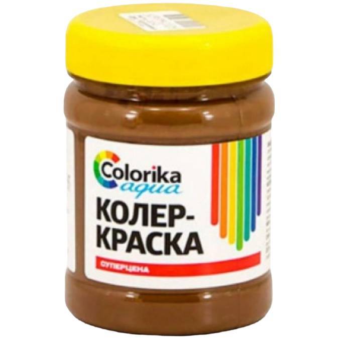 Колер-краска Colorika Aqua коричневая 0.3кг Colorika от магазина Tehnorama