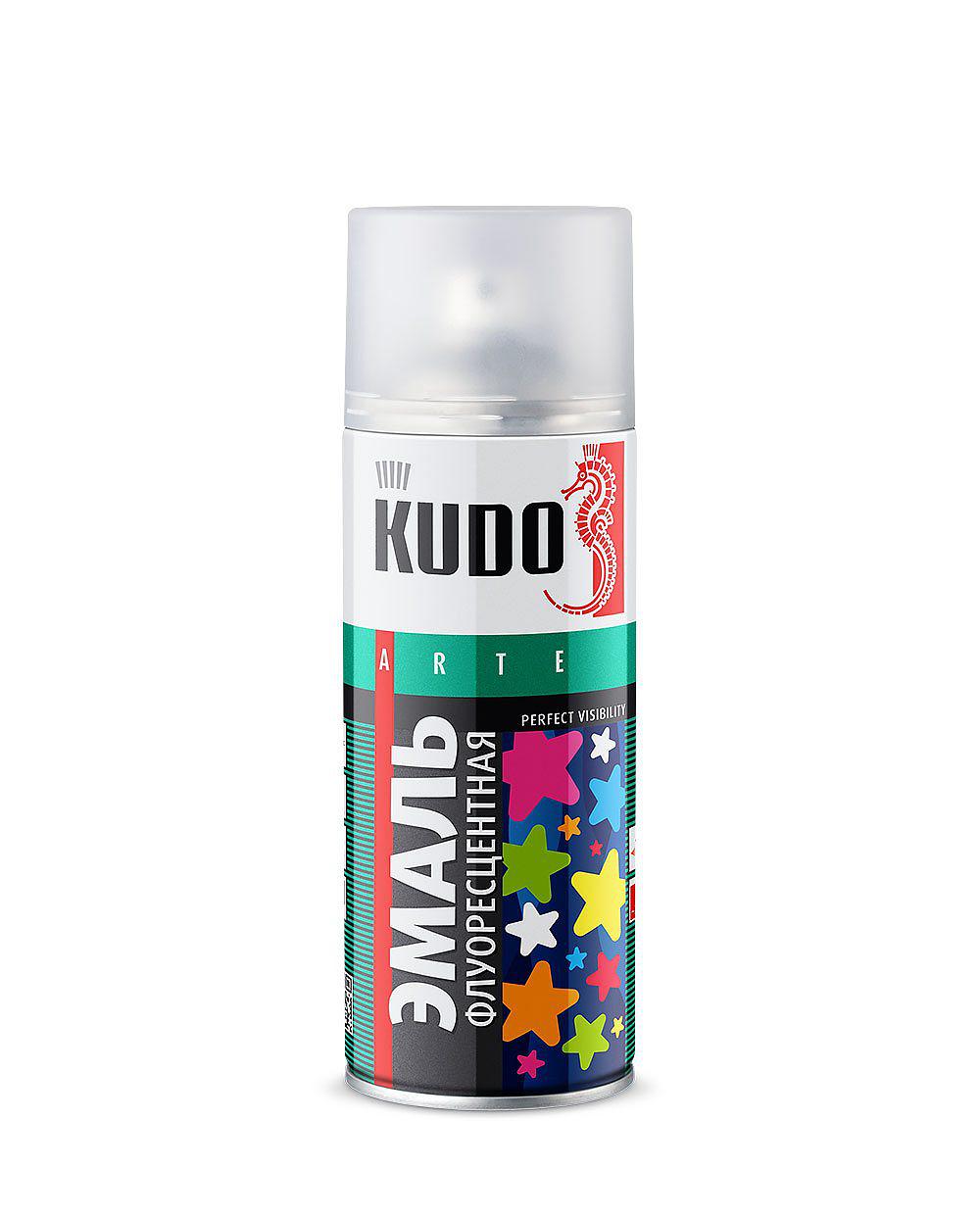 Краска-аэрозоль Kudo флуоресцентная белая 520мл 6 ku-1201 23713 Kudo от магазина Tehnorama