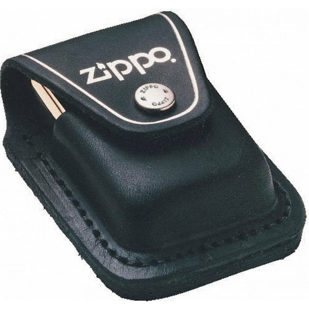 Чехол для зажигалки из натуральной кожи с клипом Zippo черный 57х30x75мм LPCBK Zippo от магазина Tehnorama