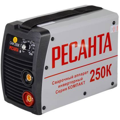 товар Сварка инвертор Ресанта САИ 250К компакт 65/38 Ресанта магазин Tehnorama (официальный дистрибьютор Ресанта в России)
