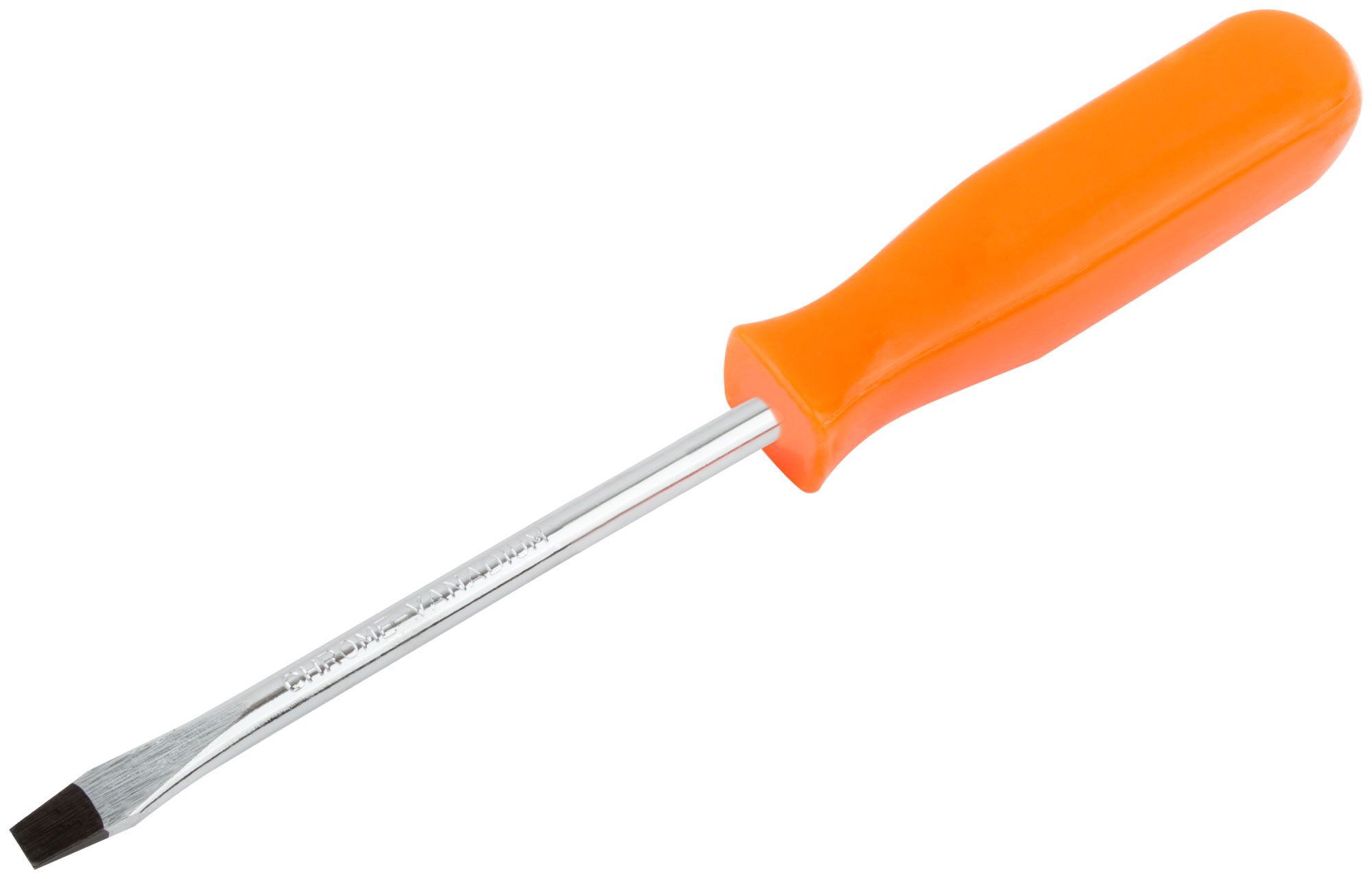 Отвертка "Эконом", CrV сталь, пластиковая оранжевая ручка  6х100 мм SL F54184 FIT от магазина Tehnorama