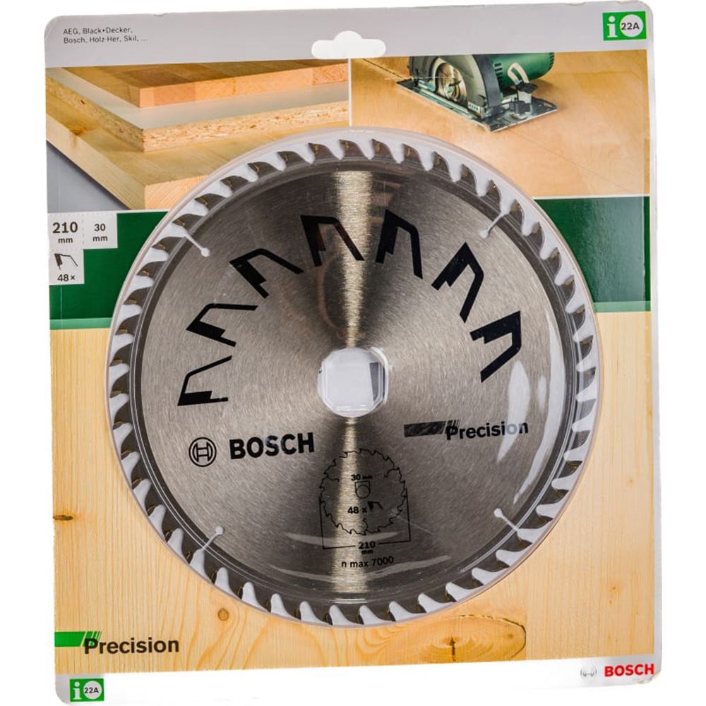 Диск пильный Bosch 210х30 48з precision 2609256873 Bosch от магазина Tehnorama