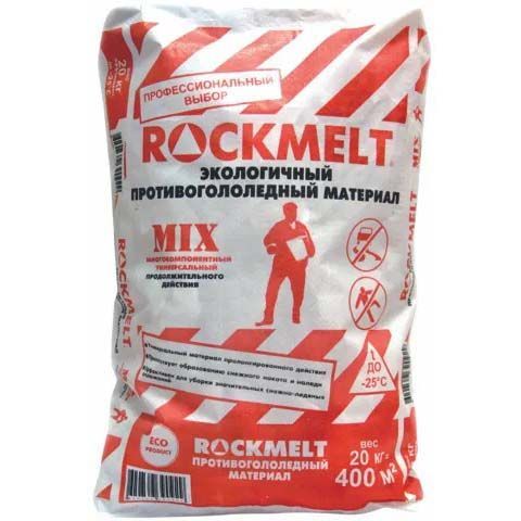Антигололед Rockmelt Mix быстрого действия 20кг 50769 Rockmelt от магазина Tehnorama