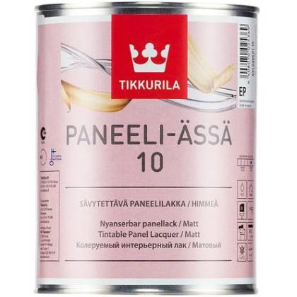 товар Лак акриловый Tikkurila Paneeli-Assa 10 матовый 2.7л 1 25568 Tikkurila магазин Tehnorama (официальный дистрибьютор Tikkurila в России)
