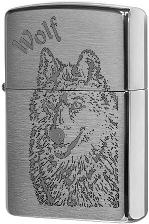 товар Зажигалка Zippo Wolf 200 Wolf Zippo магазин Tehnorama (официальный дистрибьютор Zippo в России)