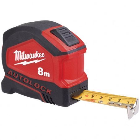 Рулетка Milwaukee Autolock 8мх25мм 4932464664 Milwaukee от магазина Tehnorama