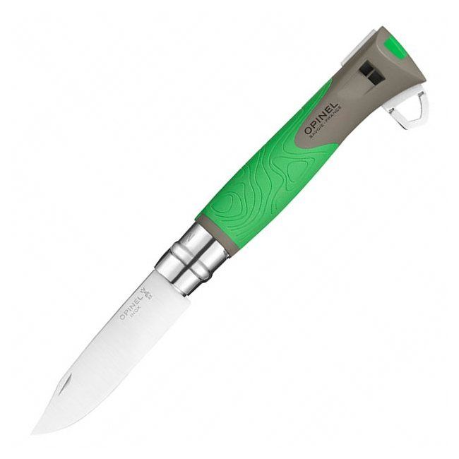 Нож нержавеющая сталь Opinel №12 Explore рукоять из пластика зеленая 001899 Opinel от магазина Tehnorama