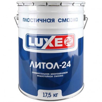 товар Смазка водостойкая Luxe 17.5кг Литол-24 антифрикционная Luxe магазин Tehnorama (официальный дистрибьютор Luxe в России)