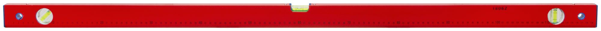 Уровень "Стандарт", 3 глазка, красный корпус, фрезерованная рабочая грань, шкала 1200 мм F18062 FIT от магазина Tehnorama