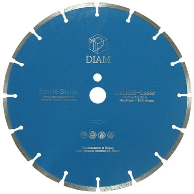 товар Алмазный диск Diam laser simple storm бетон 000215 Diam магазин Tehnorama (официальный дистрибьютор Diam в России)