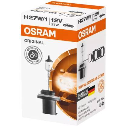 товар Лампа автомобильная галогенная Osram H27W/1 12V 27W PG13 880 Osram магазин Tehnorama (официальный дистрибьютор Osram в России)