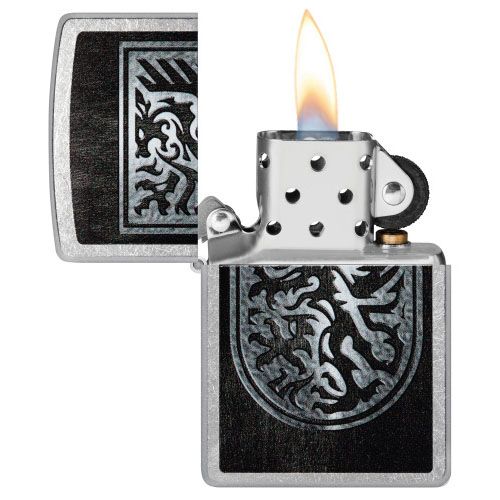 Зажигалка Zippo Dragon Design Street Chrome 48730 Zippo от магазина Tehnorama