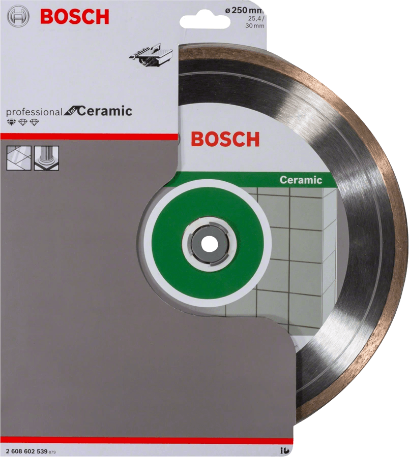 Алмазный диск отрезной Bosch professional for Ceramic 250х30/25.4 мм для настольных пил 2608602539 Bosch от магазина Tehnorama