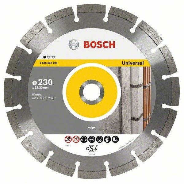 товар Алмазный диск универсальный для угловых шлифмашин Bosch professional eco UPE 180х22.2 мм 2608602194 Bosch магазин Tehnorama (официальный дистрибьютор Bosch в России)