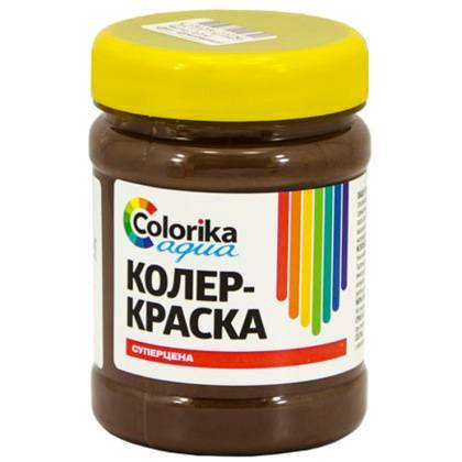 товар Колер-краска Colorika Aqua шоколадная 0.3кг Colorika магазин Tehnorama (официальный дистрибьютор Colorika в России)