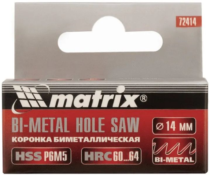 Коронка Matrix Bimetal 14мм 72414 Matrix от магазина Tehnorama