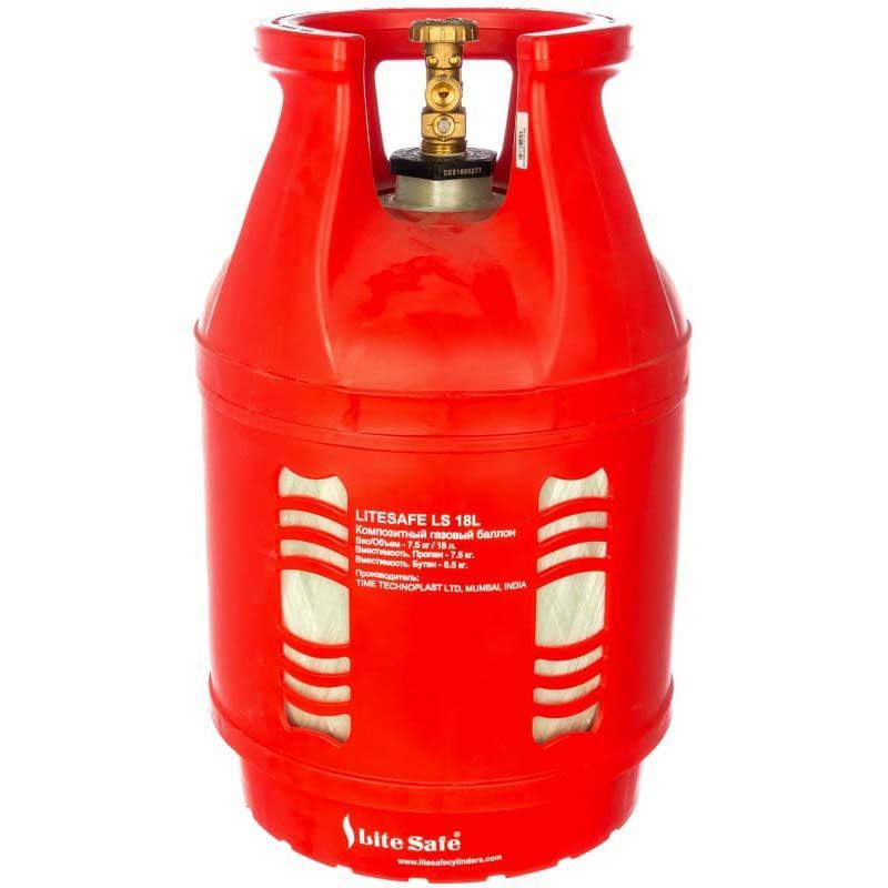 Баллон полимерно-композитный LiteSafe для сжиженного газа LS 18L LiteSafe от магазина Tehnorama