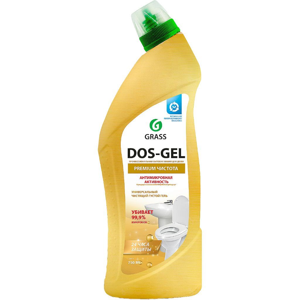 Гель дезинфицирующий чистящий Grass DOS GEL Premium с хлором, 750 мл 125677 Grass от магазина Tehnorama