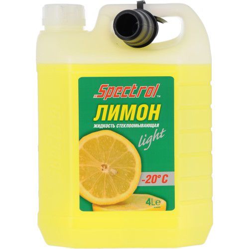 Жидкость стеклоомывающая Spectrol Лимон зимняя 4л 9646 Spectrol от магазина Tehnorama