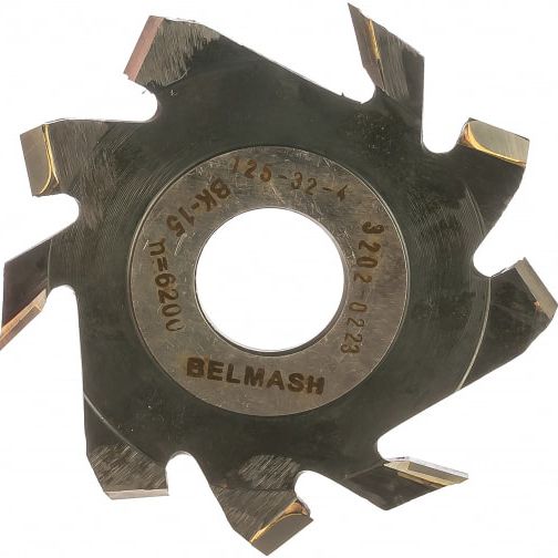 Фреза пазовая Белмаш ТС 125х32х4мм с подрезающими зубьями RF0029A Белмаш от магазина Tehnorama