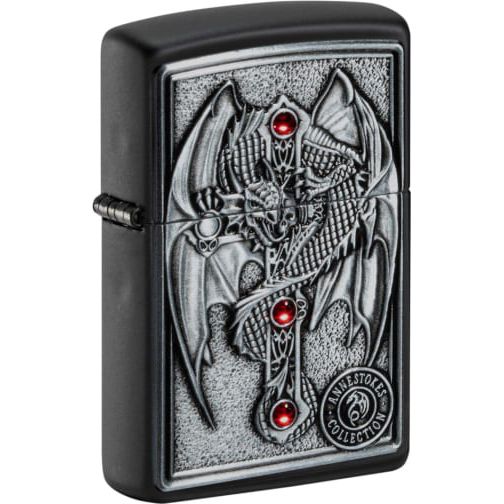 Зажигалка Zippo Winged Dragon Cross Design Black Matte 49755 Zippo от магазина Tehnorama