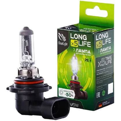 товар Лампа автомобильная галогенная ClearLight LongLife HB4 12V 55W ML9006LL ClearLight магазин Tehnorama (официальный дистрибьютор ClearLight в России)