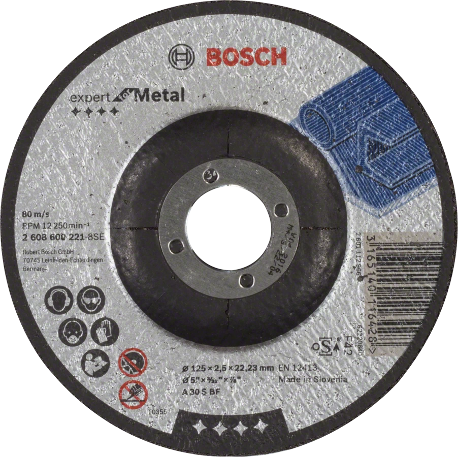Круг отрезной Bosch Expert for Metal по металлу 125х2.5х22мм 2608600221 Bosch от магазина Tehnorama