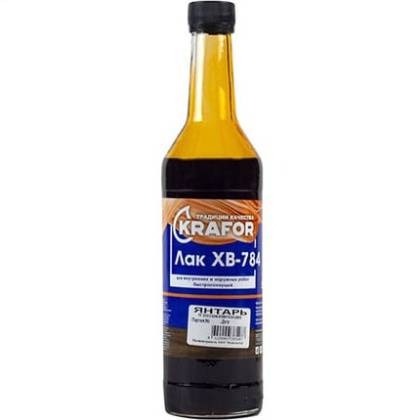 товар Лак Krafor Хв-784 янтарь 0.5л 30747 Krafor магазин Tehnorama (официальный дистрибьютор Krafor в России)