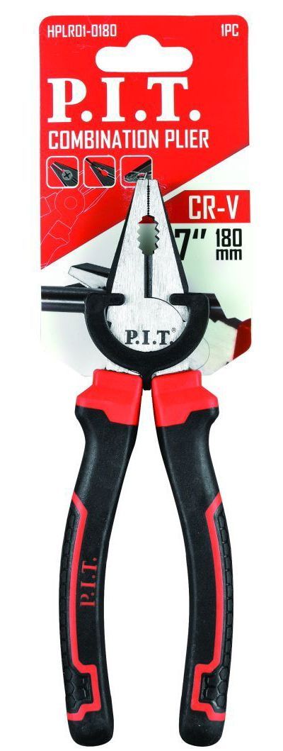 Плоскогубцы комбинированные P.I.T. 180мм HPLR01-0180 P.I.T. от магазина Tehnorama