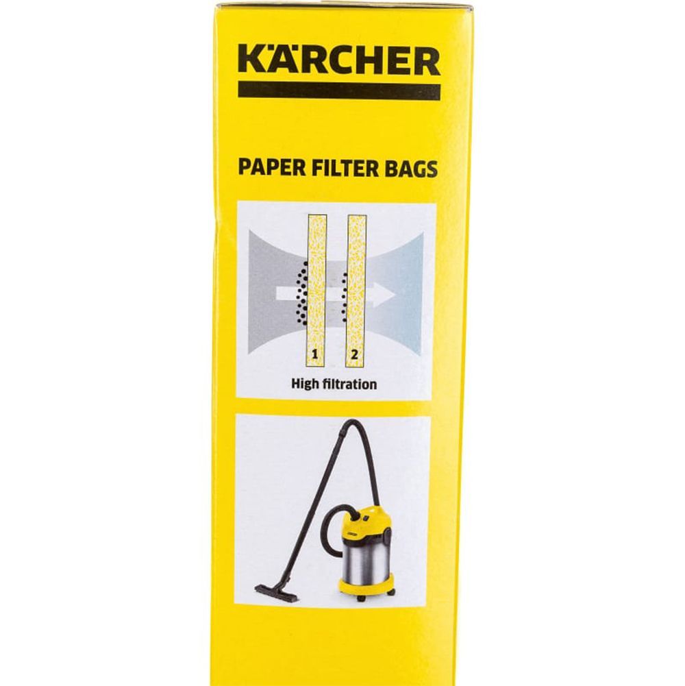 Мешок для пылесоса Karcher 5шт SE + микрофильтр 6.904-143.0 Karcher от магазина Tehnorama